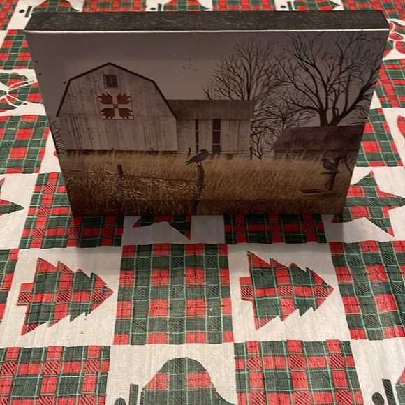 BEAR PAWS QUILT BLOCK BARN by Billy Jacobs Folk Farm Crows - Picture 4 of 4